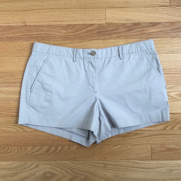 GAP Light Grey 100% Cotton Khaki Shorts - Picture 1 of 6